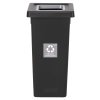 724-05 - Kosz do segregacji FIT BIN 75L czarny ODPADY ZMIESZANE